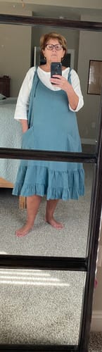 Customer photo review of Clara Jumper Linen