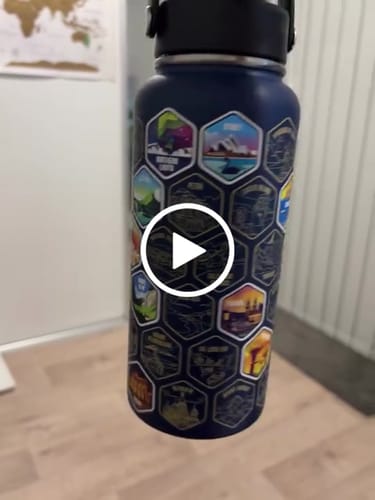 Customer video review of World Explorer Bottle + Stickers