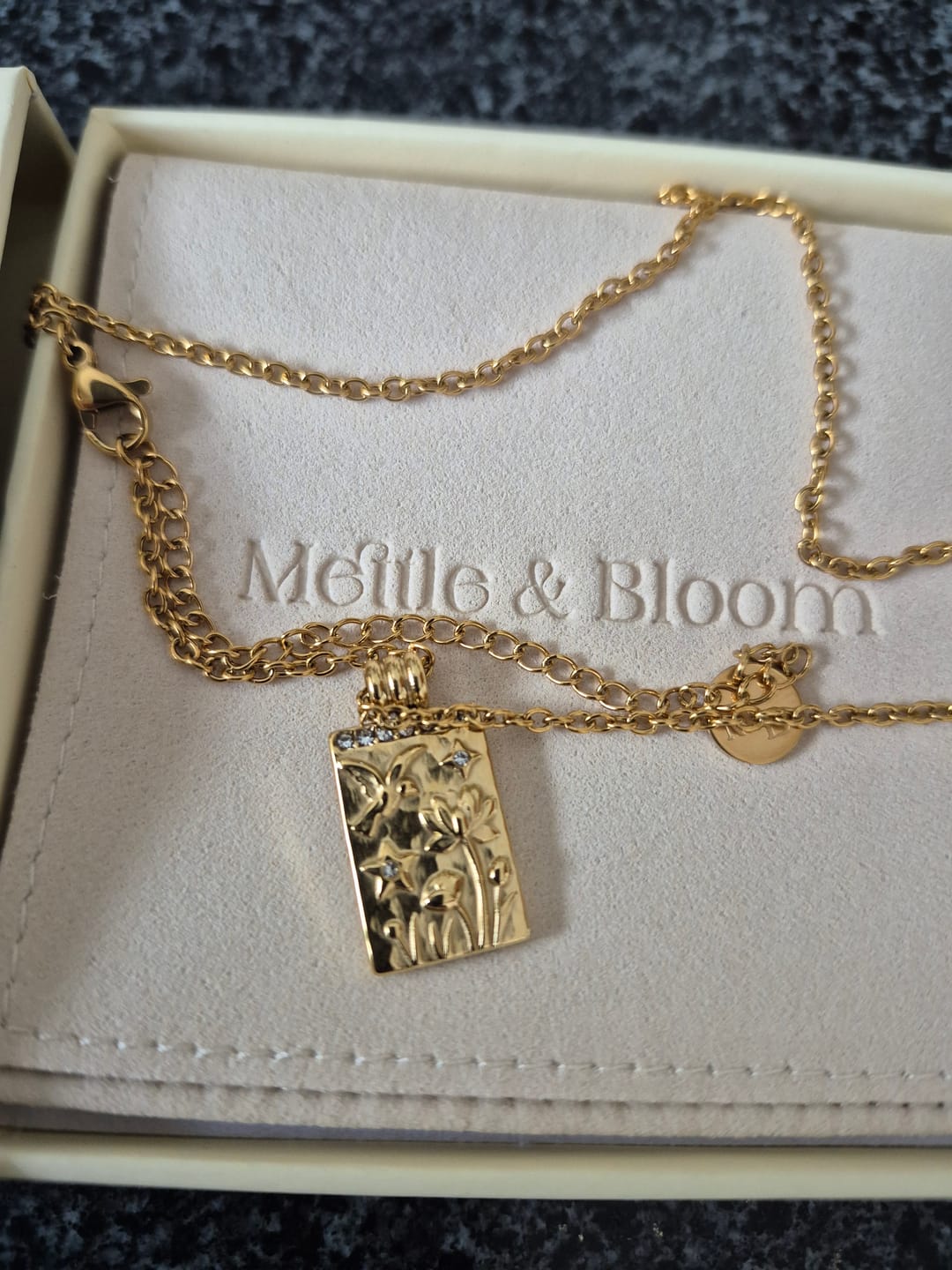 Customer photo review of Pre-order: Days Eye Necklace 2.0 - Gold