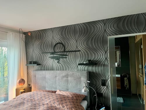 Customer photo review of Décoration murale en métal - Coucher du soleil (SUN.01)