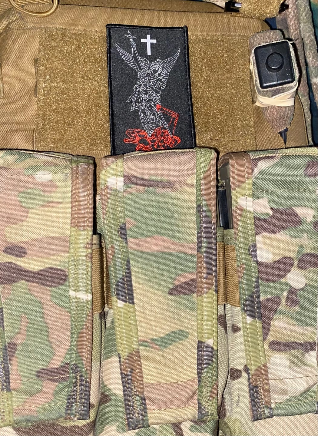 Customer photo review of SAINT MICHAEL Patch