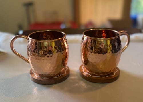 Customer photo review of Pure Copper Moscow Mule Mugs - Set of 2