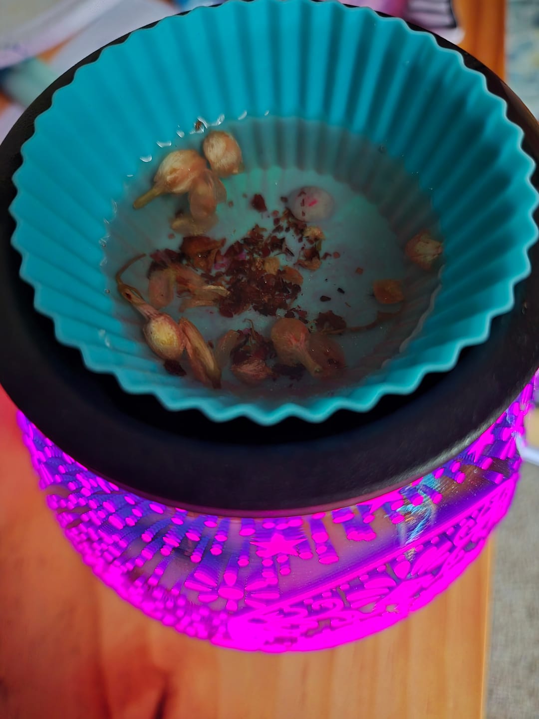 Customer photo review of Spell Melts for Love Wax Melts