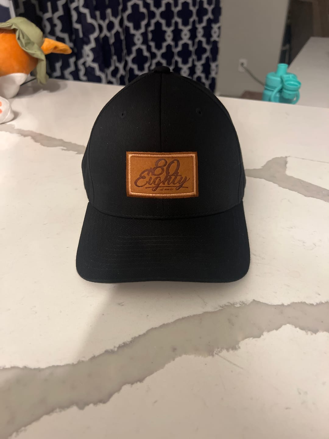 Customer photo review of 80Eighty® Script Black Fitted Hat