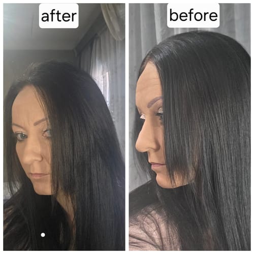 Customer photo review of Cowgirls Sulfate-Free Conditioner With Biotin