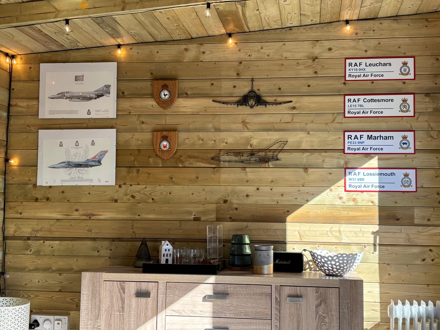 Customer photo review of RAF Station Wall Sign
