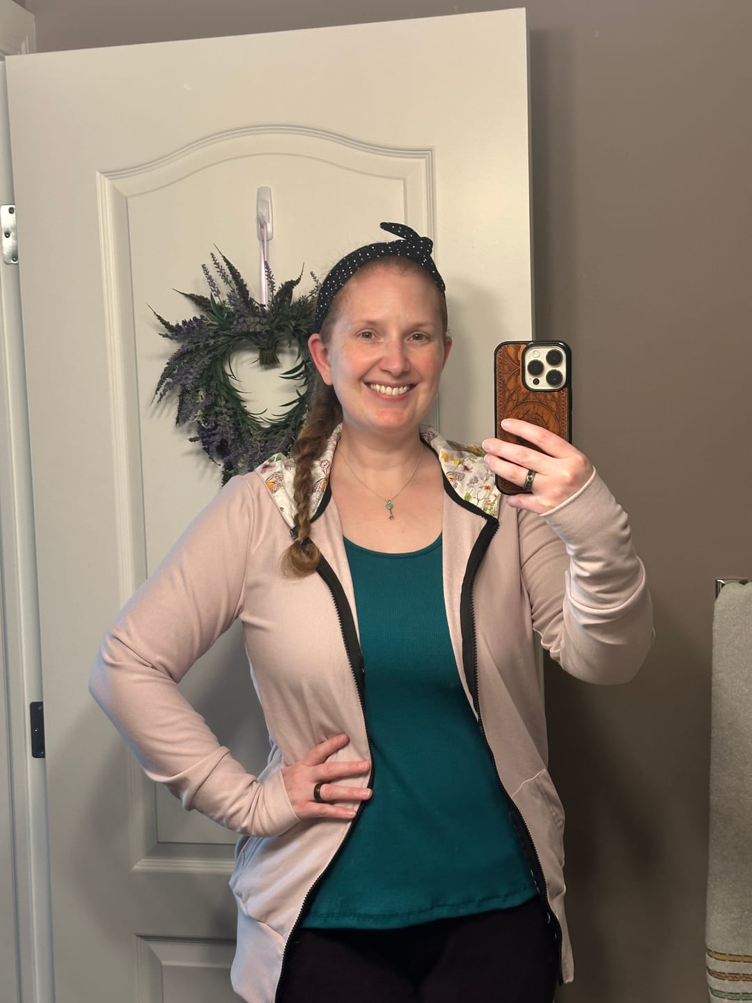 Customer photo review of *Pre-Sale* Zip Up Hoodie