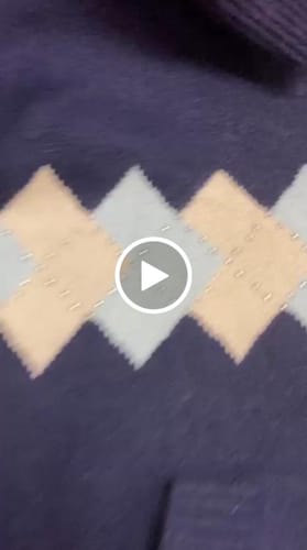 Customer video review of Navy Teddy Design Cashmere Turtle Neck Jumper Medium