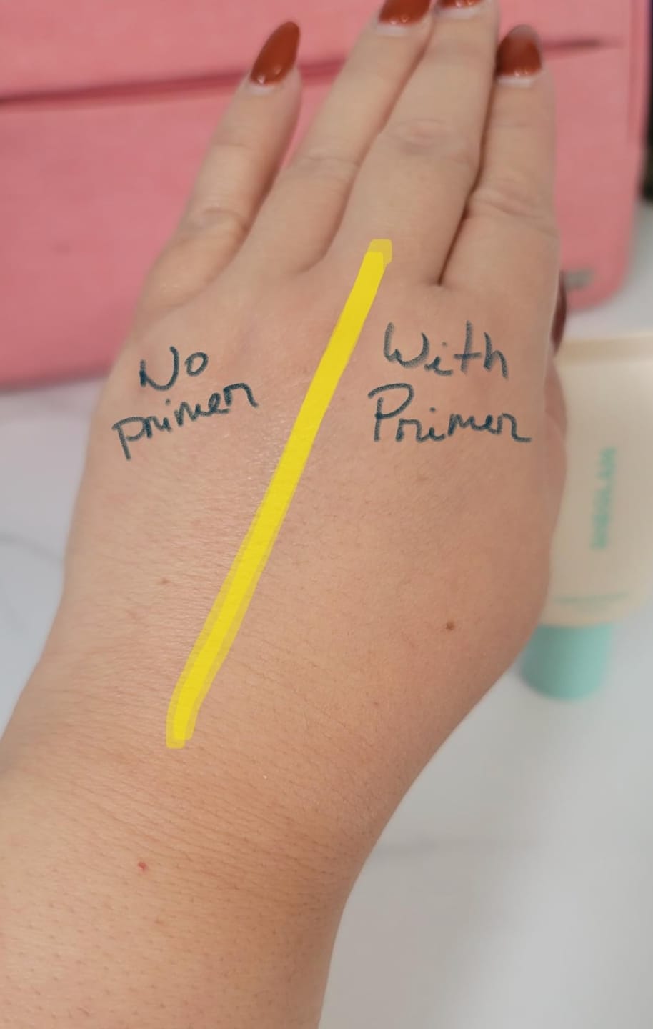 Customer photo review of Smooth & Blur Primer