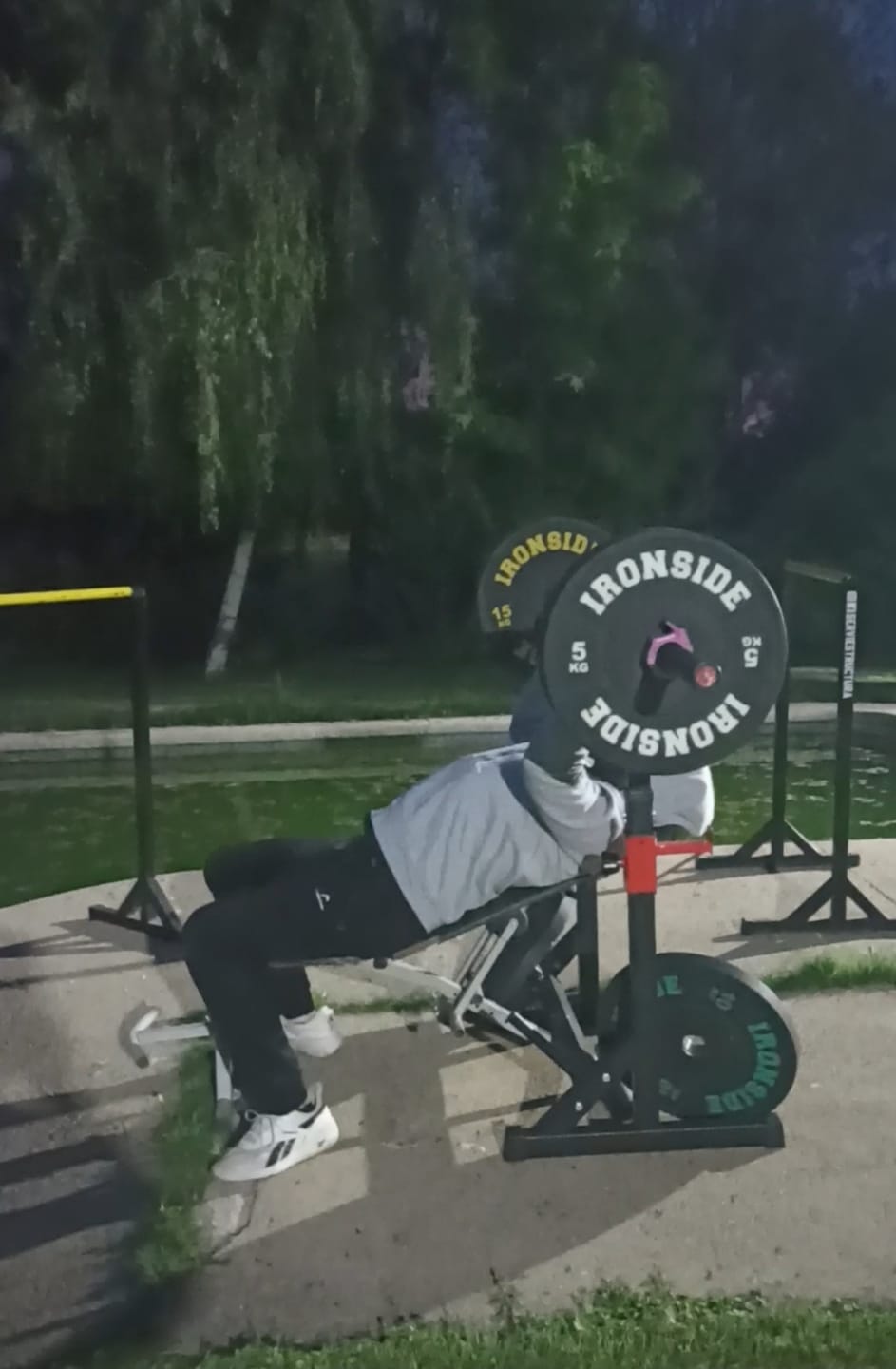Customer photo review of Squat Rack IRONSIDE