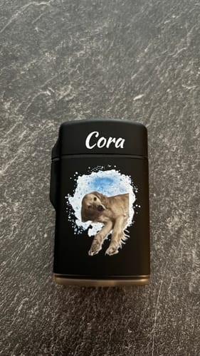 Customer photo review of Haustierportrait - Individuelles Sturmfeuerzeug