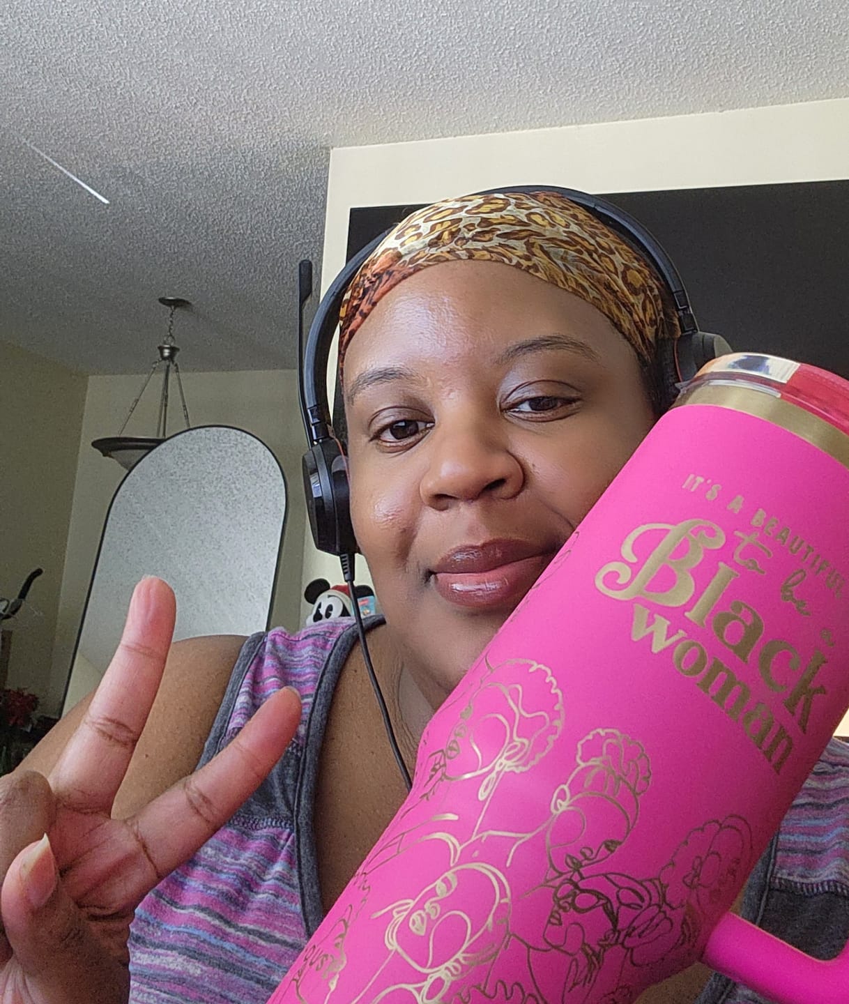 Customer photo review of Fierce Fuchsia HydraLock™ Flip Straw Tumbler - 40oz