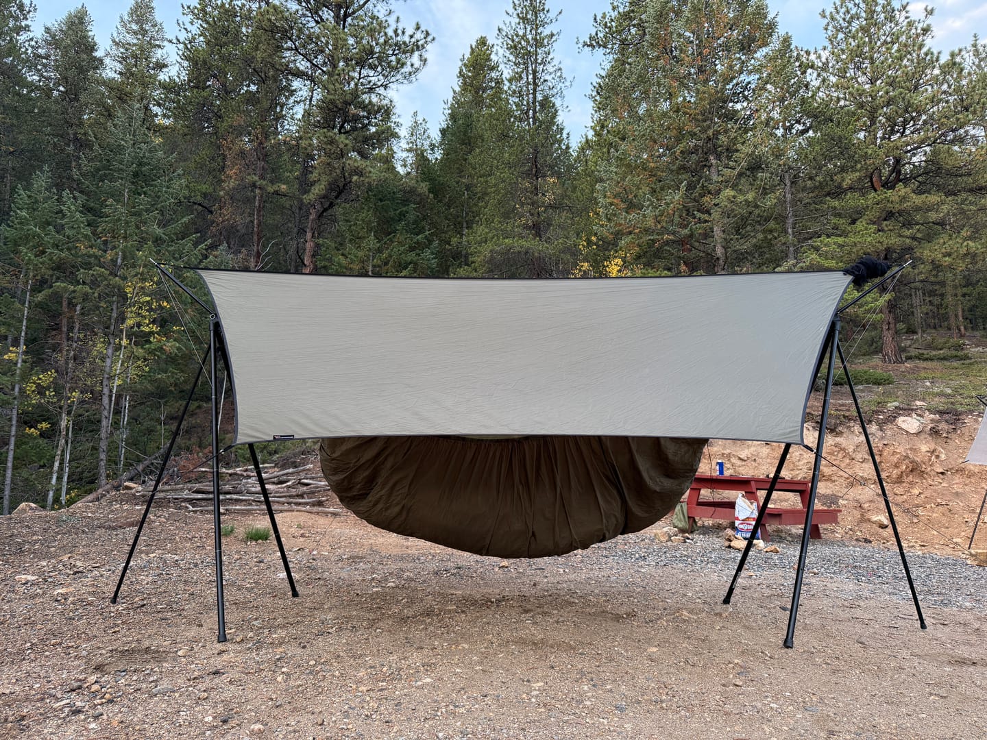 Customer photo review of Turtlebug Camper Hammock Stand