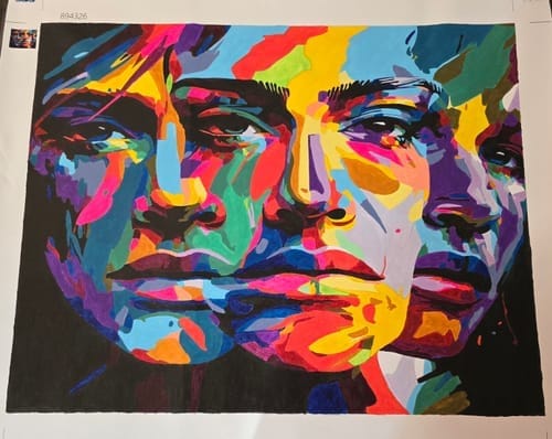 Customer photo review of Abstract Faces