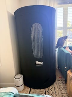 Customer photo review of The Sauna Pod 2.0
