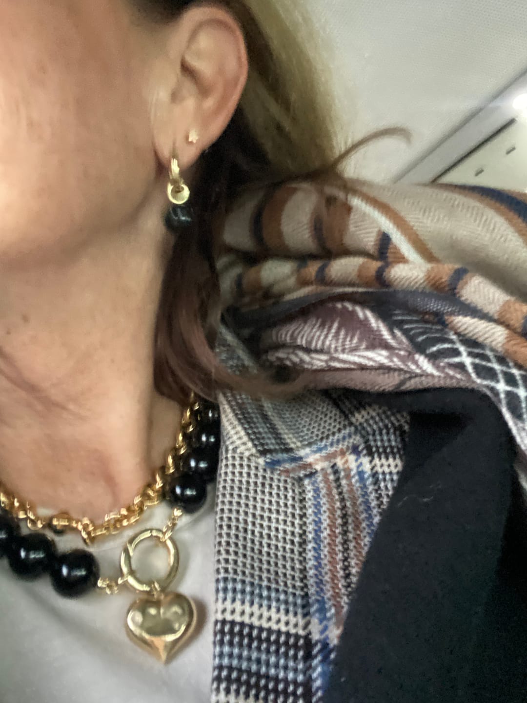 Customer photo review of Grace Black Onyx - Necklace