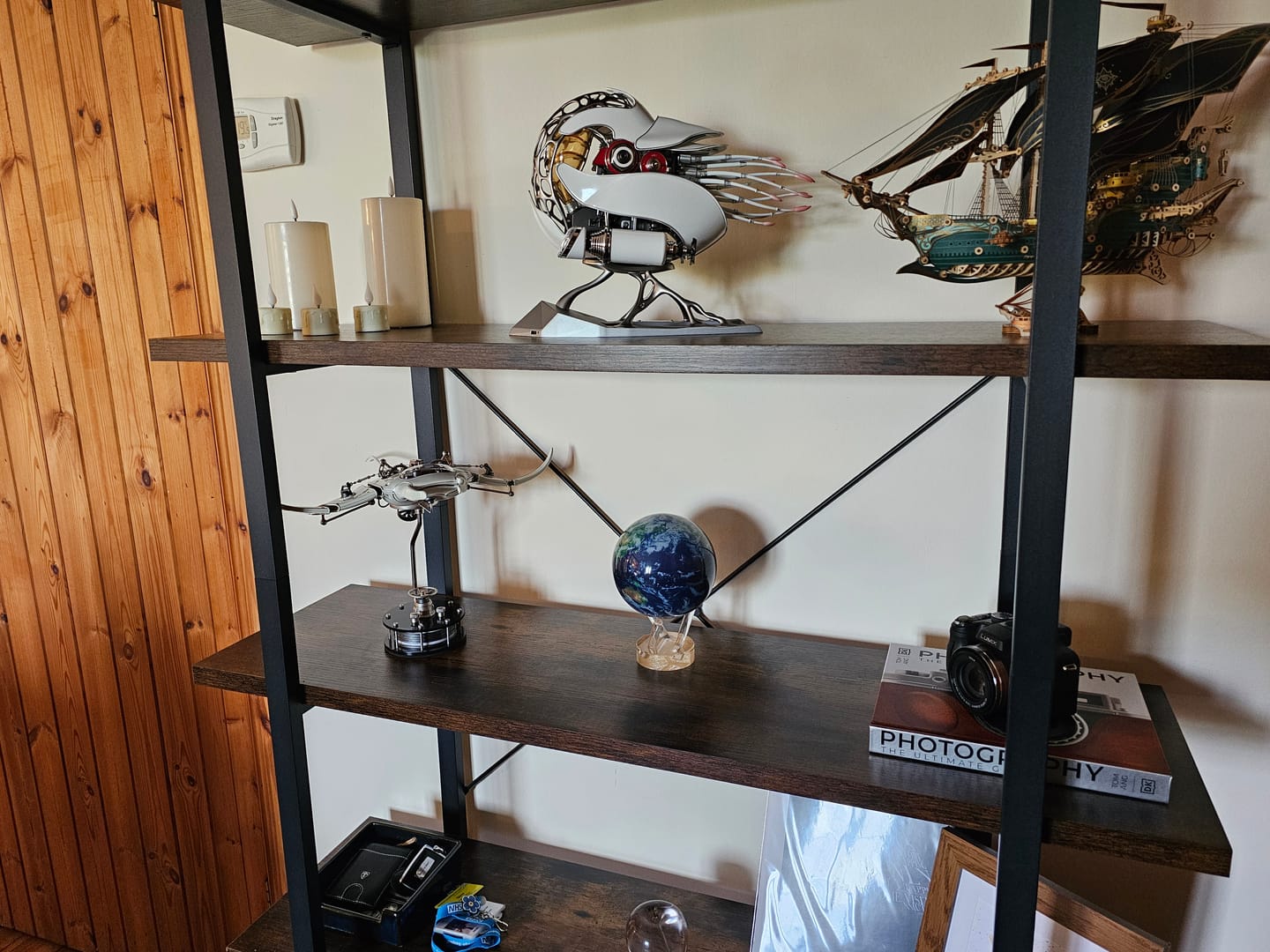 Customer photo review of Rokrgeek Innovative Manta Ray Mechanical 3D Metal Model