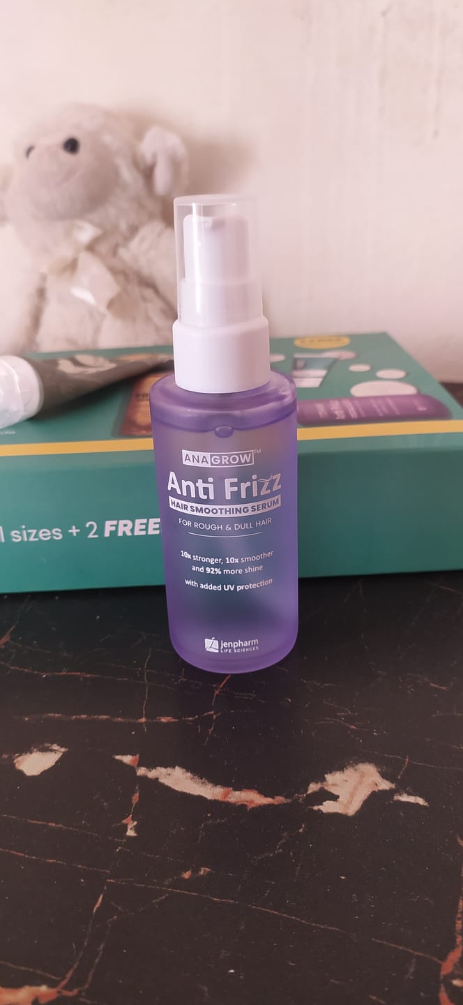 Customer photo review of Anagrow Anti Frizz Hair Serum