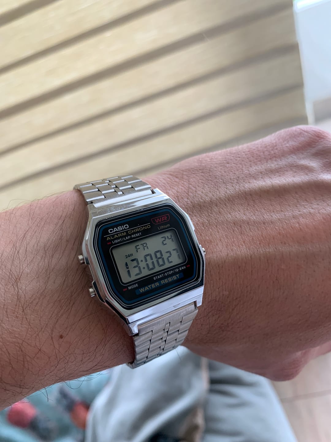 Customer photo review of Reloj Casio Vintage A159WA-N1DF Plateado MADE IN JAPAN