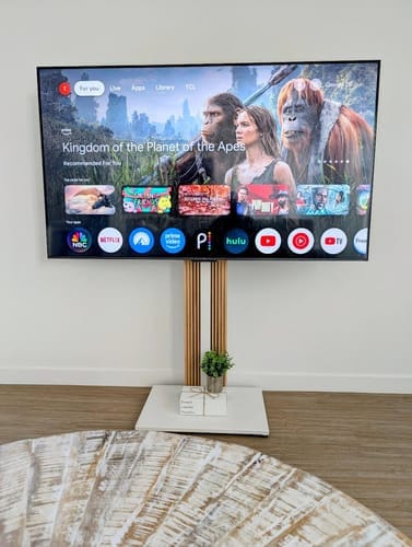 Customer photo review of ZEN FT65 Floor TV Stand