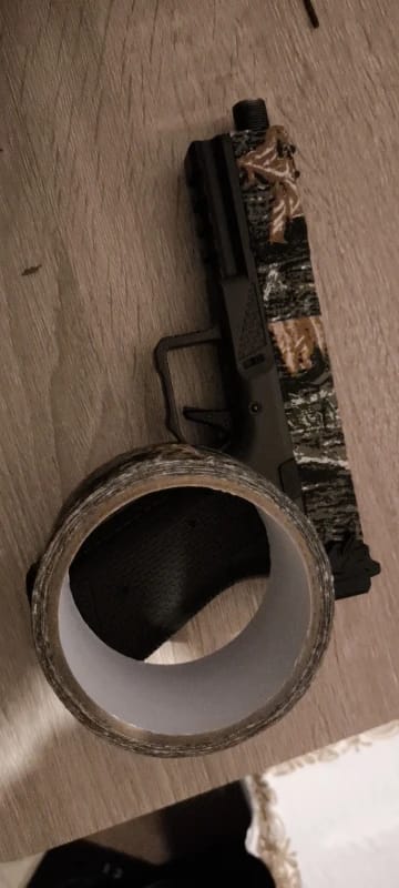 Customer photo review of 5M Camouflage tape – Zelfklevend & Waterdicht – Voor Outdoor & Jacht