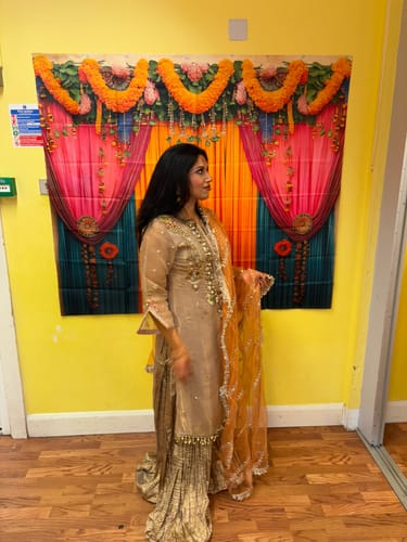 Customer photo review of P-237 - Rose Gold - Readymade - Khuda Ameer Creations 2024