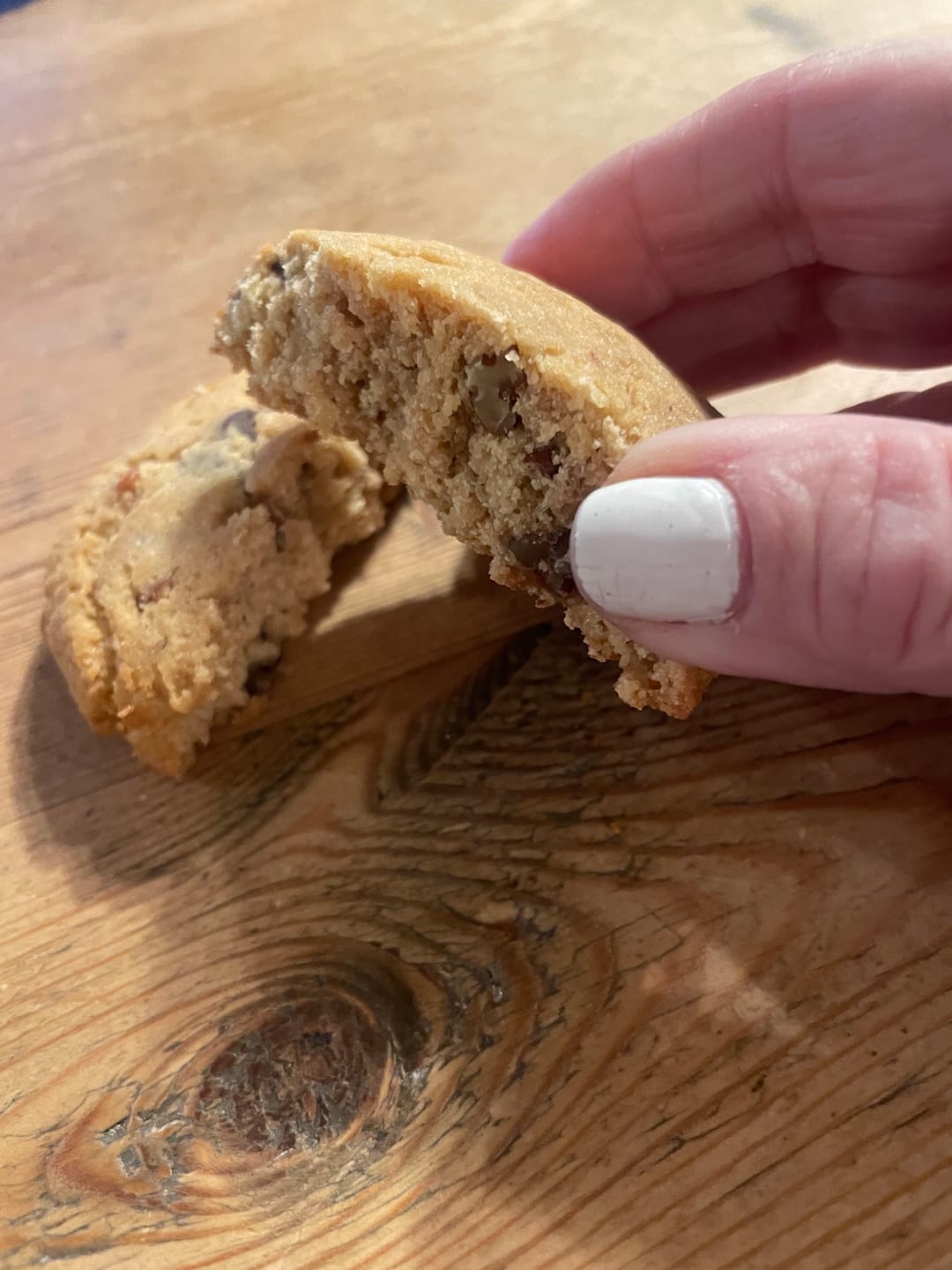 Customer photo review of Low Carb Keto Pecan Chocolate Chip Cookies