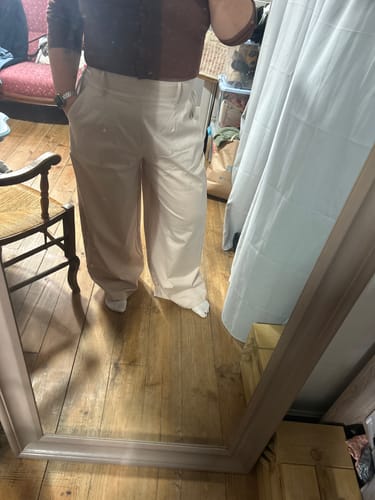 Customer photo review of Pantalon Tom - sergé beige