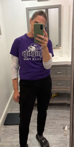 Customer photo review of Blair Cargo Joggers