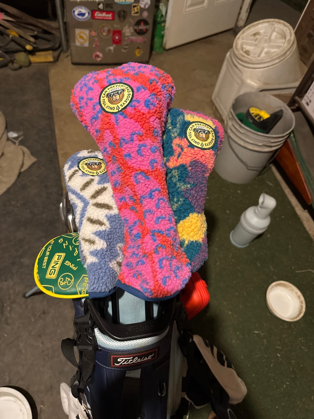 Customer photo review of Bogey Sherpa Headcovers