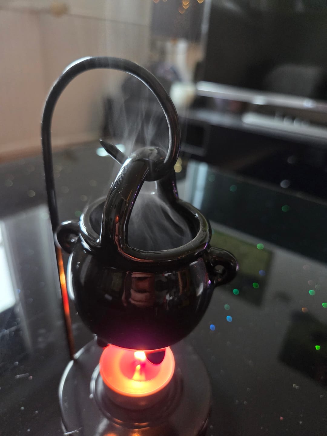 Customer photo review of Hängender Hexenkessel - Duftlampe