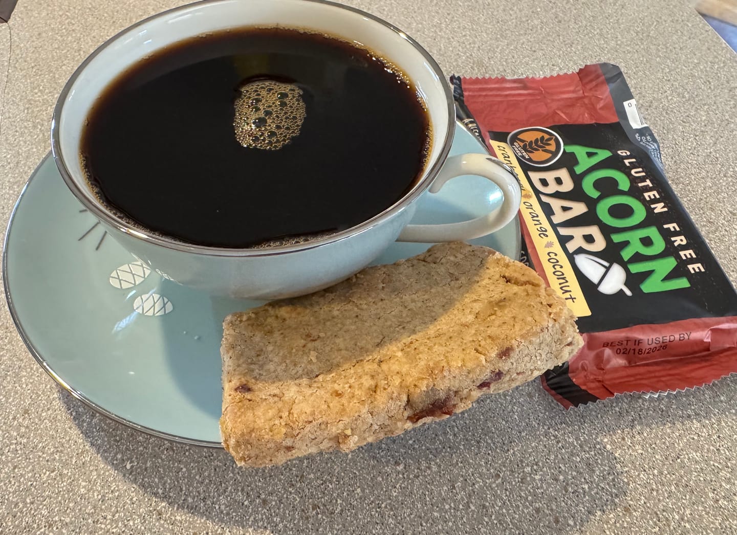 Customer photo review of AcornBar - Purely Vegan, Dairy-Free & Gluten-Free Gourmet Snack Bars
