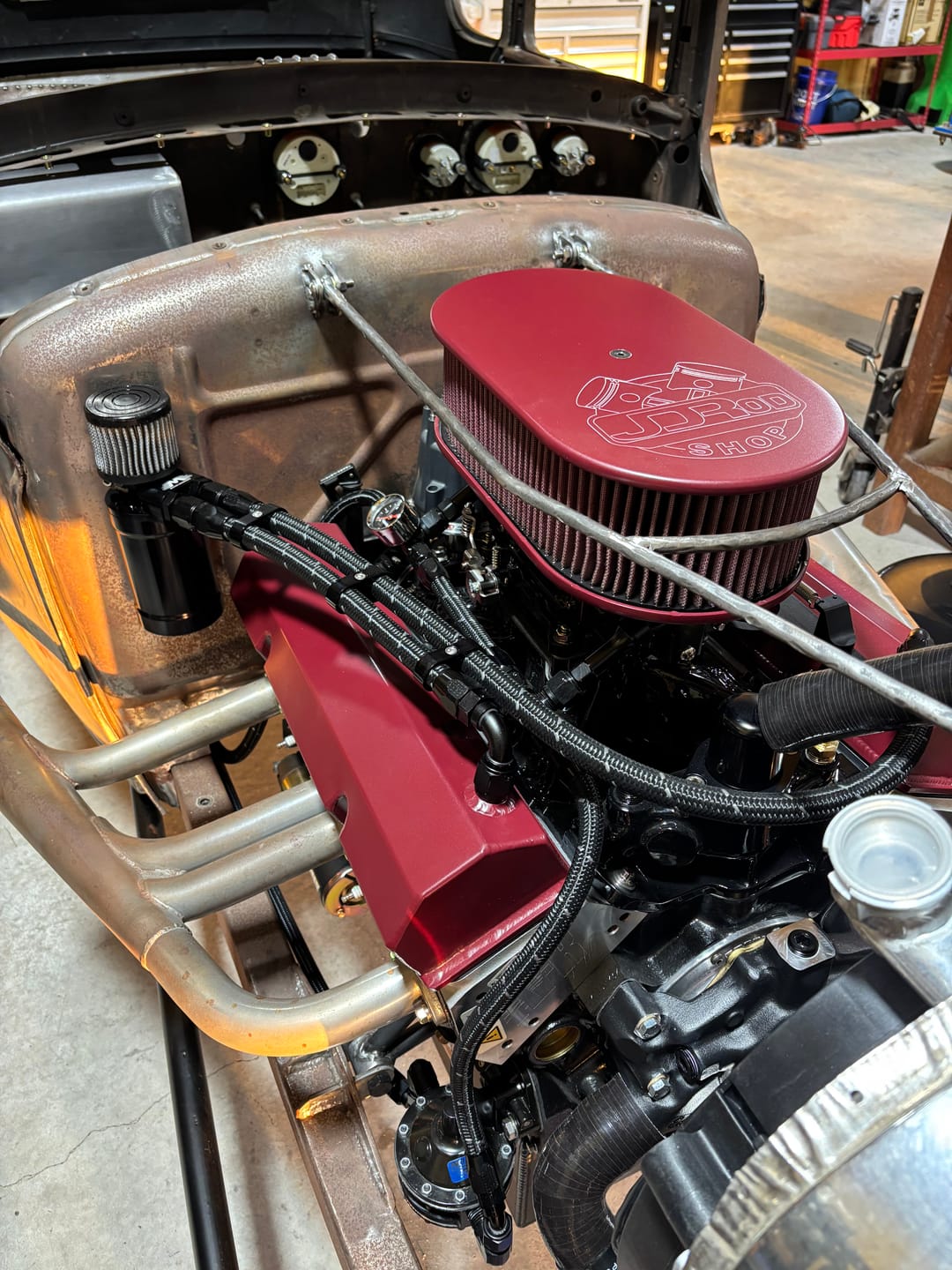 Customer photo review of Top Loader Billet Internally Baffled Oil Catch Can (Dual 10AN Port)