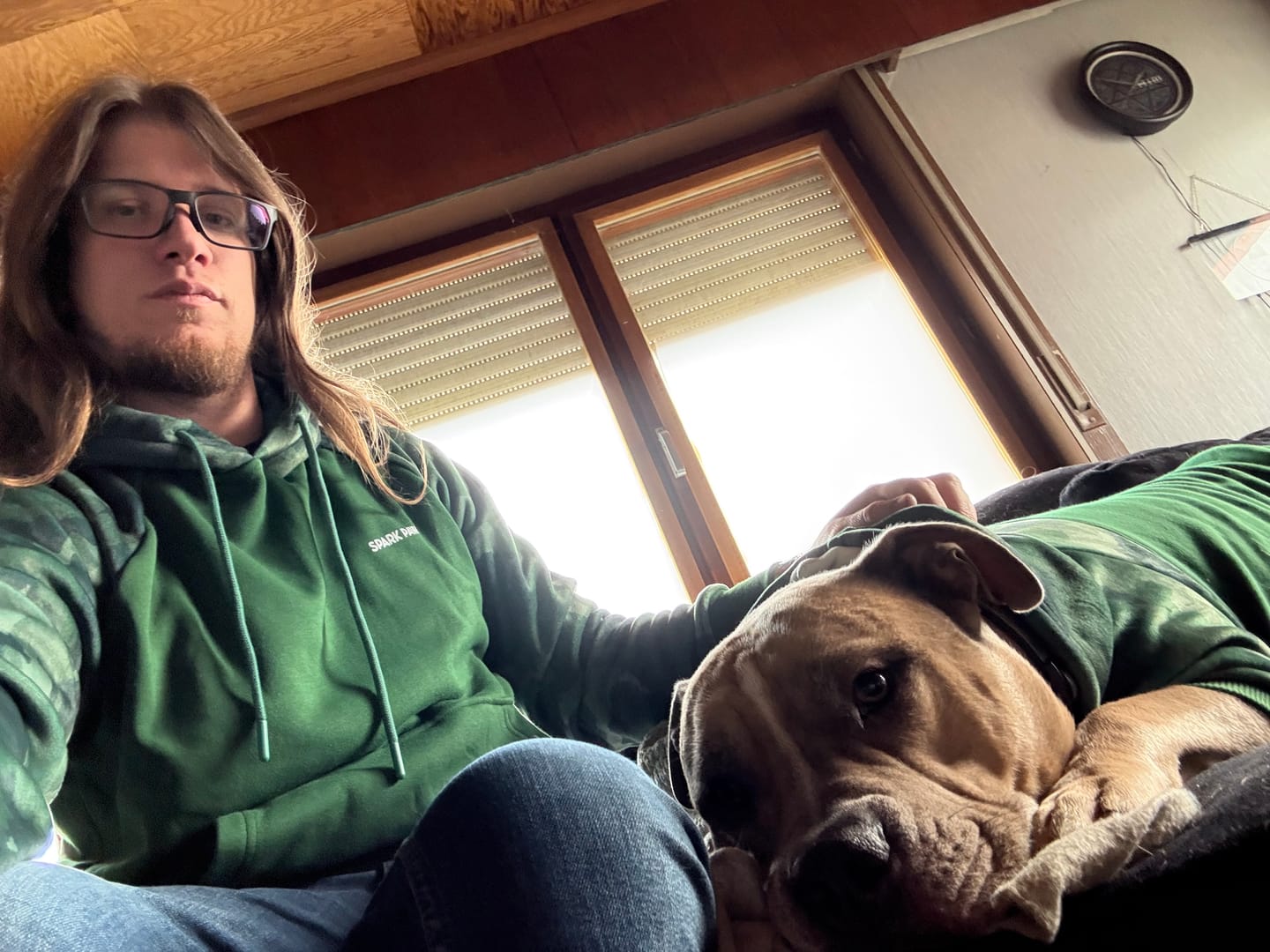Customer photo review of Camo Human Hoodies