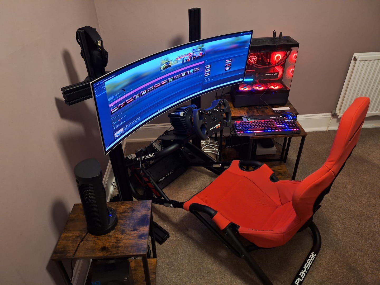 Customer photo review of Simulator Monitor Stand