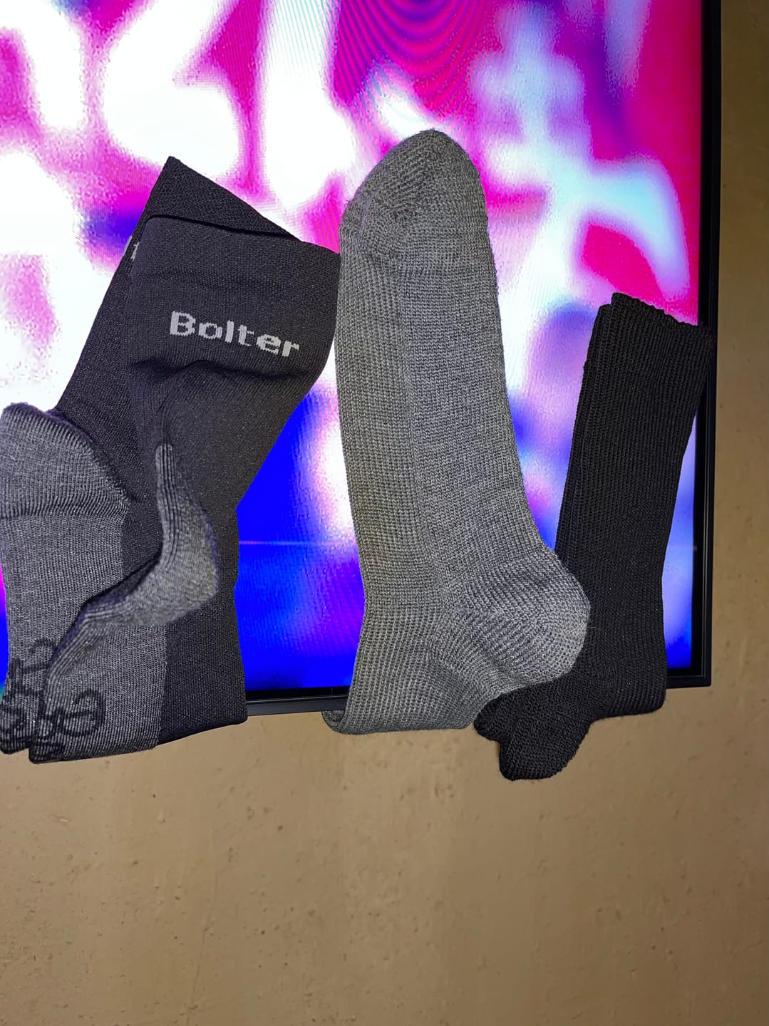 Customer photo review of Sport-Kurzsocke aus Merinowolle und Seide mit Stützfunktion