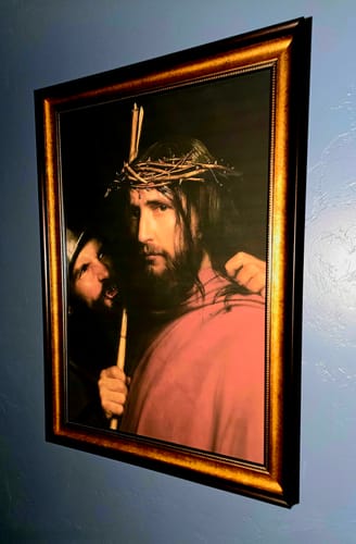 Customer photo review of Mocking of Christ | Carl Bloch | 1880