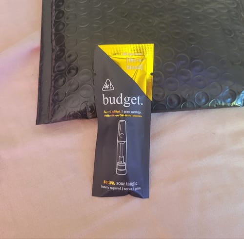 Customer photo review of 1 Gram THCA Full Spectrum Vape Cartridge | Sour Tangie - Sativa