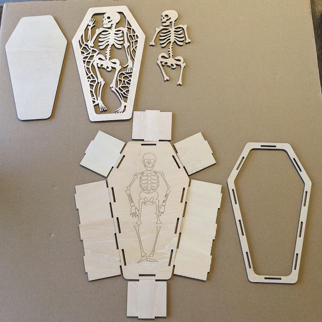 Customer photo review of Halloween candy box 6 bundle laser cut svg file