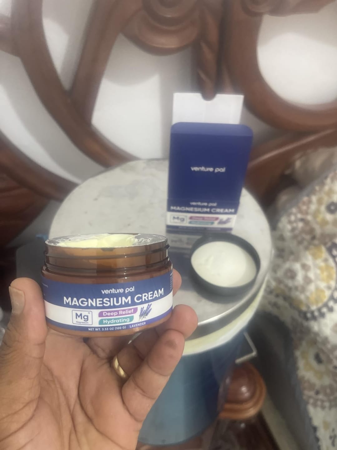 Customer photo review of Topical Magnesium Cream