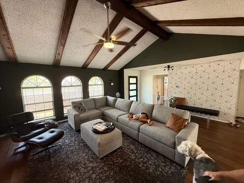 Customer photo review of Mesa 121" Corner Sectional