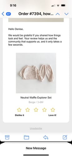 Customer photo review of Neutral Waffle Explorer Set