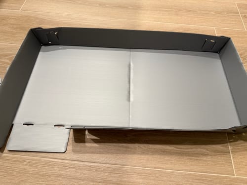 Customer photo review of Ramp & Loft 2x1 for guinea pigs - Coroplast only