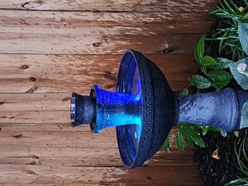 Customer photo review of Two Button Fountain Pump and Battery Compartment - no connection port