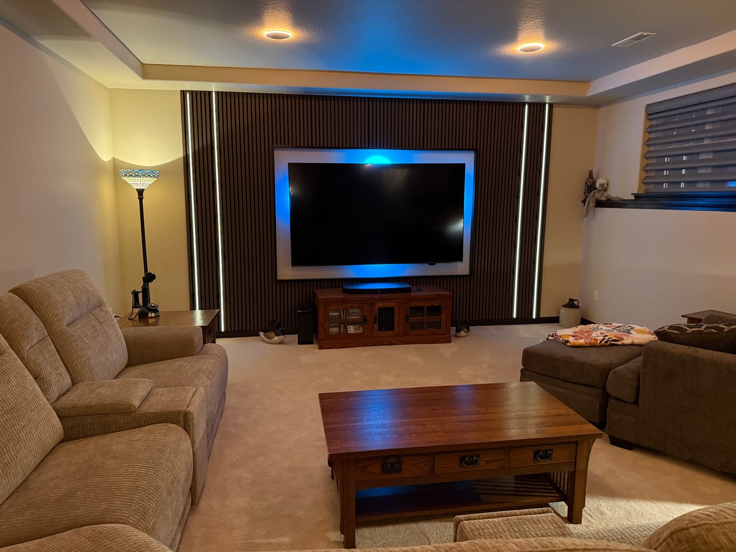 Customer photo review of Luxe LED™ Slat Wall Light Kit