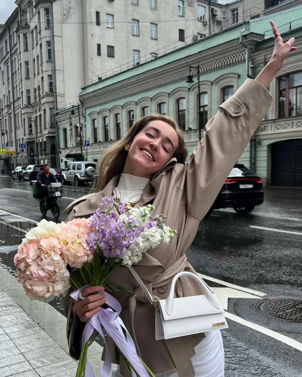 Customer photo review of Naomi Trench Coat