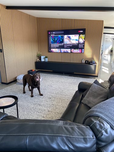 Customer photo review of Skandi Felted Wool Rug Grey