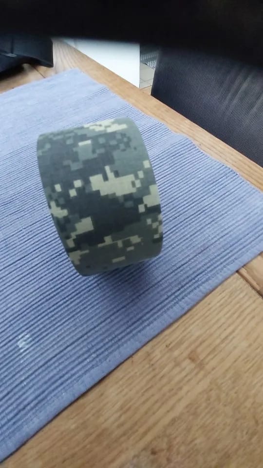 Customer photo review of 5M Camouflage tape – Zelfklevend & Waterdicht – Voor Outdoor & Jacht