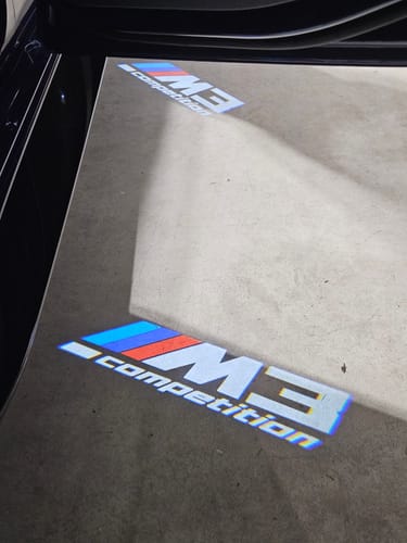 Customer photo review of BMW G SERIES DOOR LIGHTS