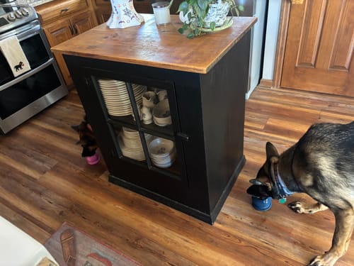 Customer photo review of Freezball - Durable Fillable Dog Chew Bone